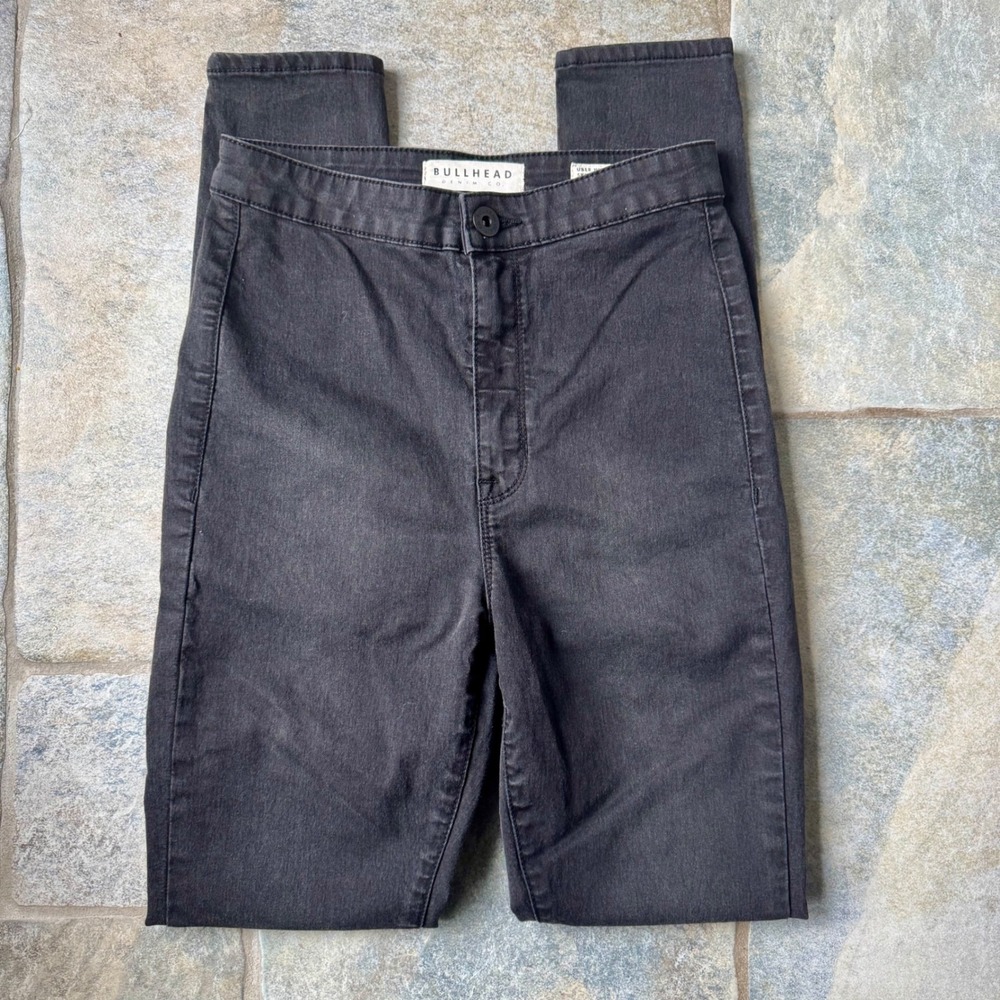 Y2K Bullhead Uber High Rise Skinniest Jeans Size 5 – Black Stretch Denim